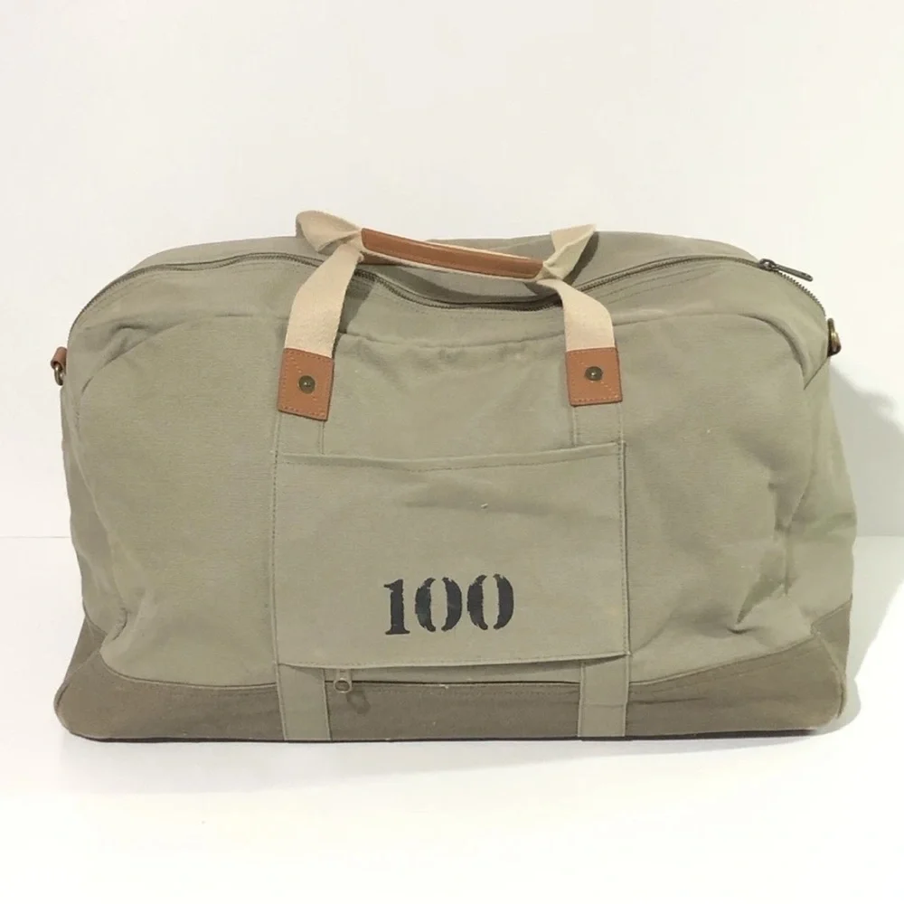 FEED Project Canvas Weekender Duffle Bag Feed The Children Of The World